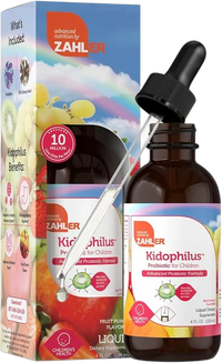 Thumbnail for Zahler - Kidophilus Liquid Probiotics for Kids 118ml (4floz) 10 Million CFU