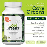 Thumbnail for Zahler - CoreGreens Super Greens Supplement 240 Capsules (Spirulina, Chlorella and Moringa)