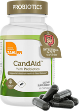 Thumbnail for Zahler - CandAid Probiotics 60 capsules | Intestinal Health and Yeast Balance with Oregano and Garlic