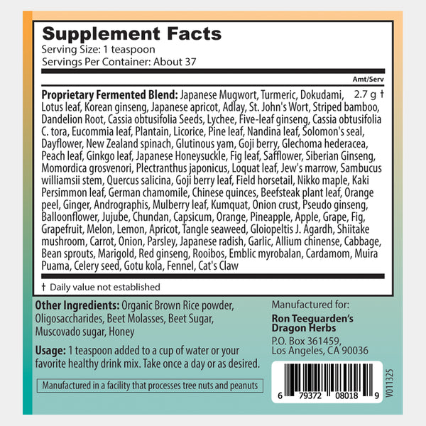 Dragon Herbs - Never-Say-Die Fermented Botanical Powder (100g)