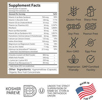 Thumbnail for Zahler - HeightFactor 120 capsules | Healthy Growth Bone Growth Supplement