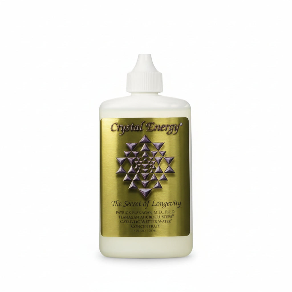 Phi Sciences - Crystal Energy Drops | Flanagan Microcluster® Water Concentrate (4oz/118ml)