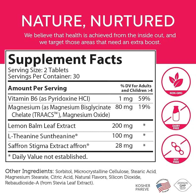 Zahler - Child Calm 60 Chewable Tablets (Magnesium for Kids)