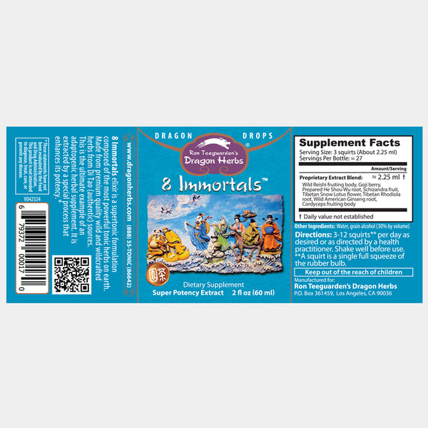 Dragon Herbs 8 Immortals Drops 240ml (8 floz)