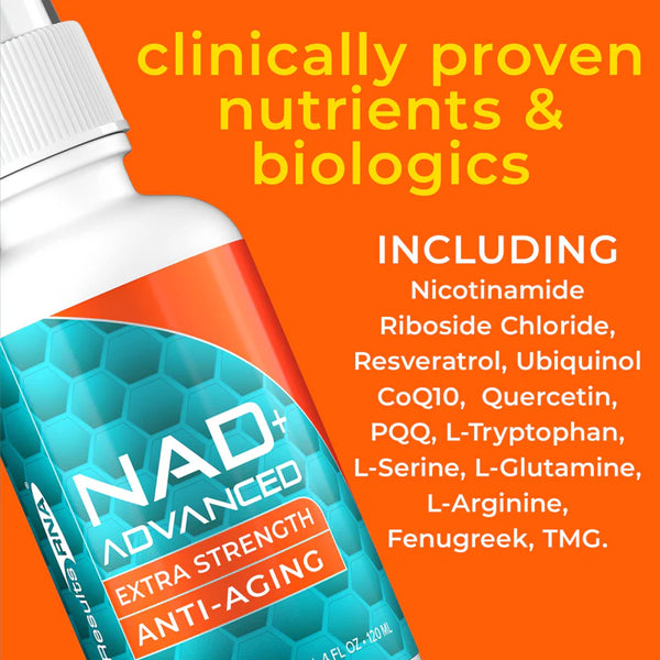 Results RNA - NAD+ Advanced Anti Aging Extra Strength 4floz (120ml)