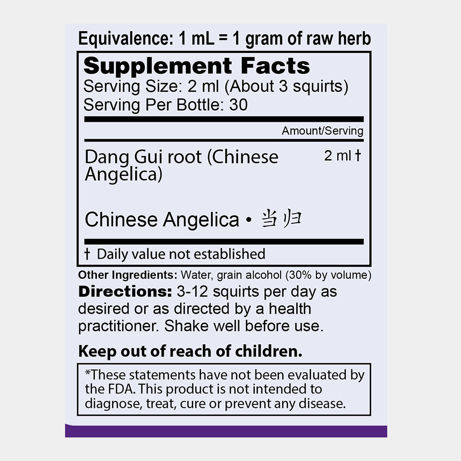 Dragon Herbs - Dang Gui Drops 2floz (Chinese Angelica)