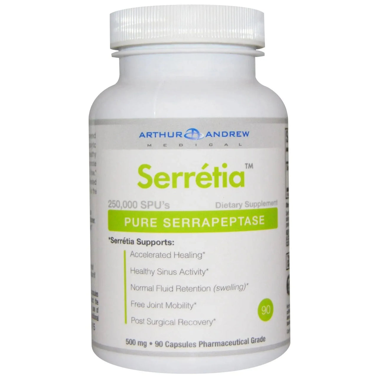 Arthur Andrew Medical - Serretia - 250,000 SPU (90 capsules)