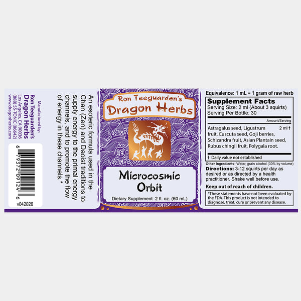Dragon Herbs - Microcosmic Orbit Drops (60ml/2floz)