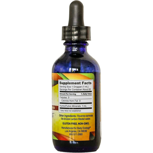 Body Ecology - Ancient Earth Liquid Minerals - Humic & Fulvic Mineral Drops (60ml)