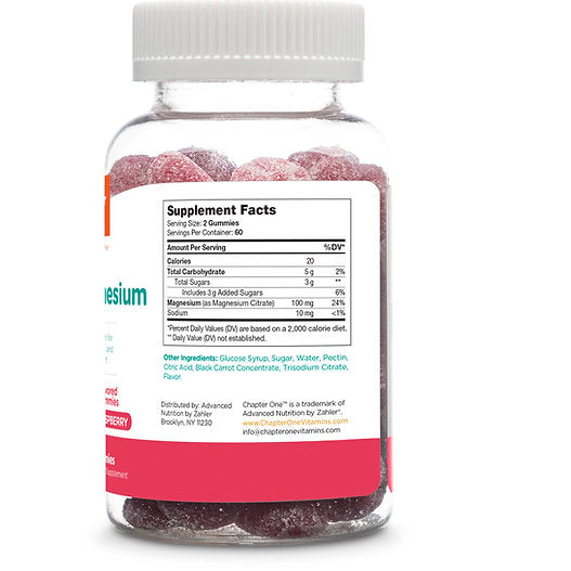 Zahler Chapter One - Magnesium 120 Gummies