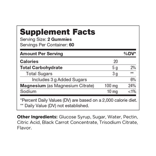 Zahler Chapter One - Magnesium 120 Gummies