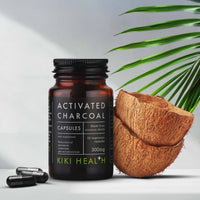 Thumbnail for Kiki Health - Activated Charcoal 50 Vegicaps (300mg)