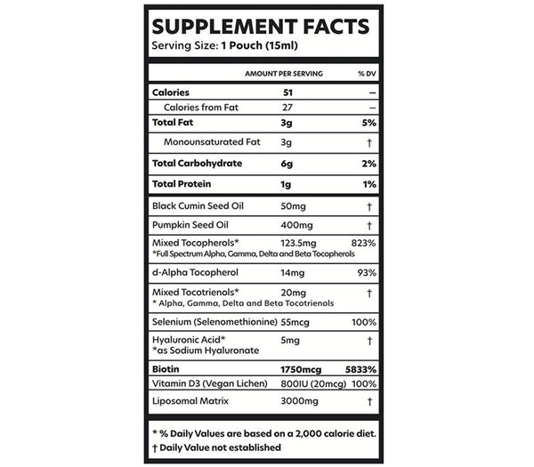 Everbella - Complete Biotin Plus 15x15ml pouches (Cinnamon Roll Flavour)
