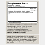 Thumbnail for Dragon Herbs - Astragalus Advanced™ (100 Capsules/500mg)