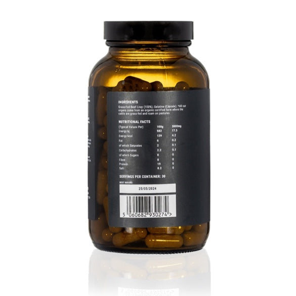 APE Nutrition - Grass-Fed Beef Liver 180caps