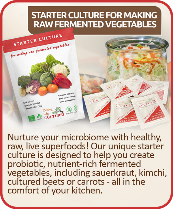 Cutting Edge Cultures | Starter for Fermenting Vegetables