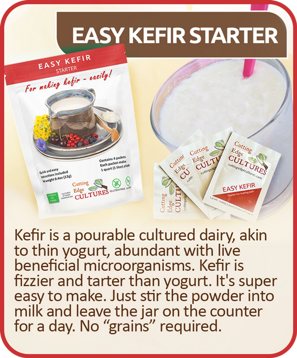 Cutting Edge Cultures | Easy Kefir Starter