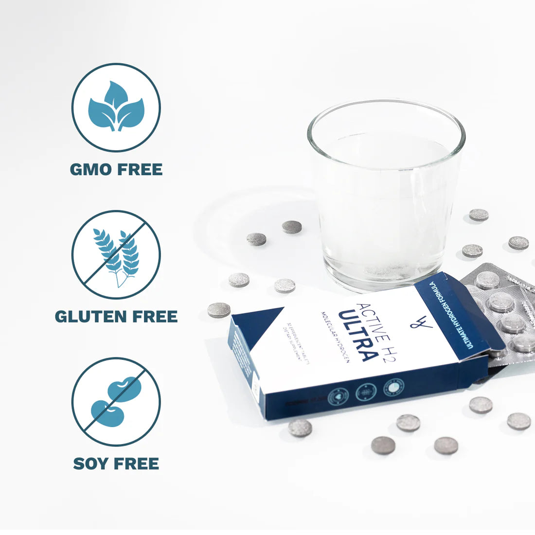 Active H2 ULTRA Molecular Hydrogen (60 effervescent tablets)