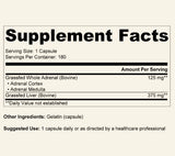 Thumbnail for Ancestral Supplements - Grass Fed Adrenal Cortex With Liver (180 capsules / 500mg)