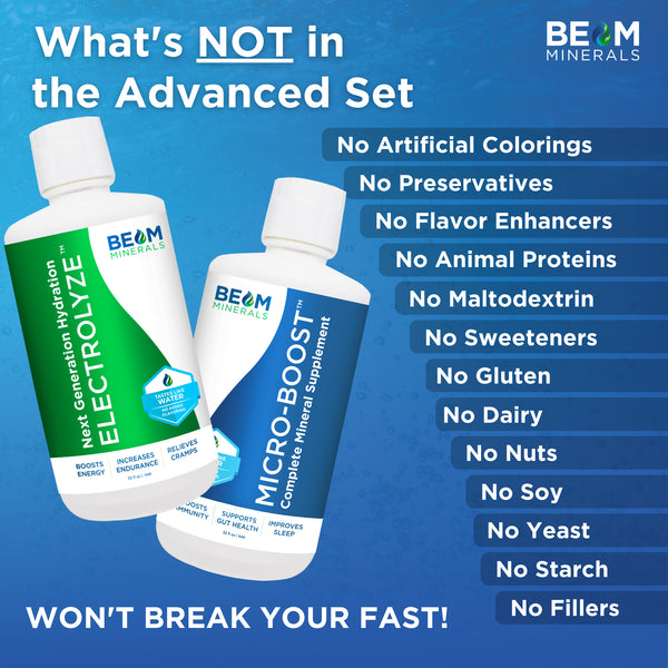 BEAM Minerals - Advanced Electrolyte & Micronutrient Support (Micro-BOOST + Electrolyze)
