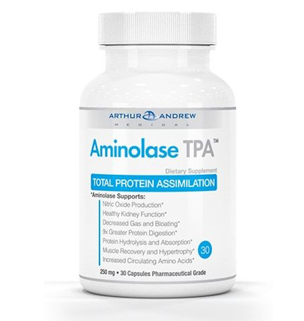 Aminolase TPA 30caps  (Arthur Andrew Medical) (protein digestive enzyme)