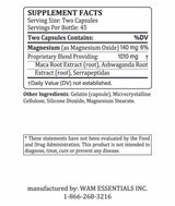 Thumbnail for Dr Wong’s WAM Essentials – Andeanessence Maxx™ Maca Ashwagandha Root Extract (90caps)