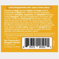 Thumbnail for Dragon Herbs Astragalus 100 Capsules (450mg)