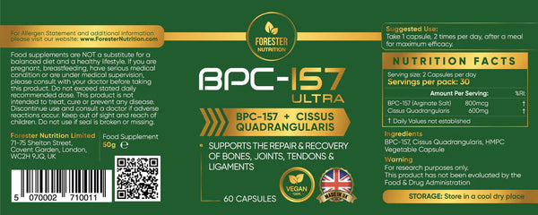 Forester Nutrition | BPC-157 Ultra | 60 caps