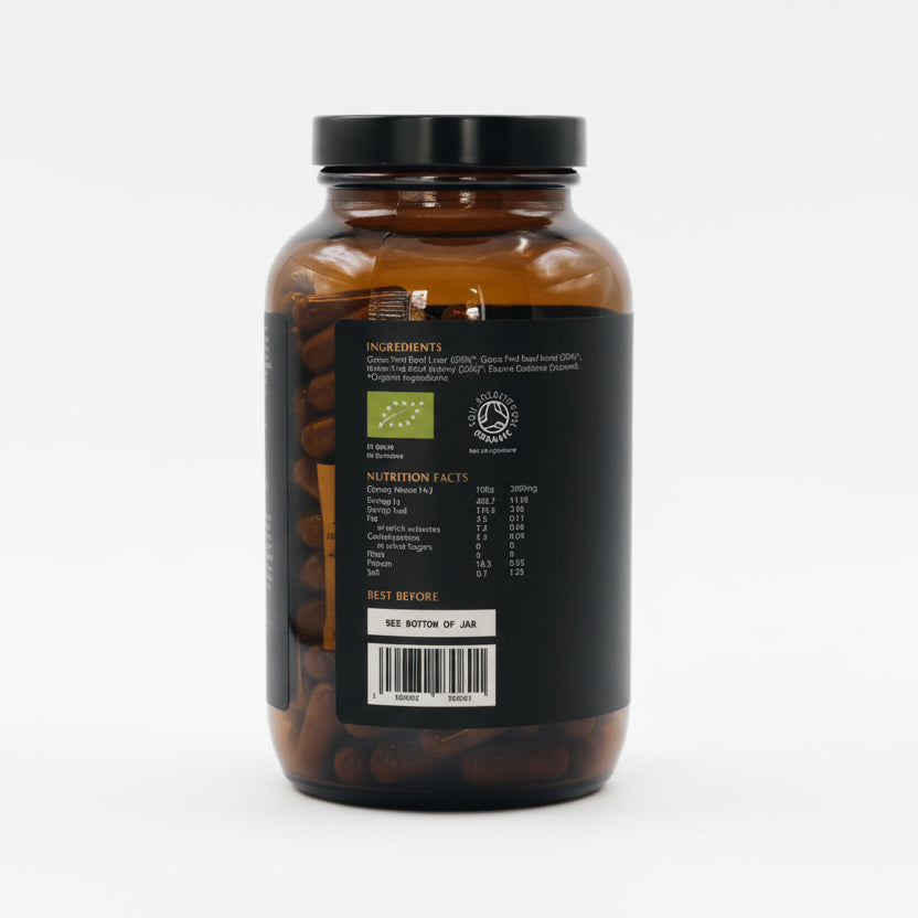 APE Nutrition - Organic Grass-Fed Beef Organs Capsules | Liver, Heart & Kidney (180caps)