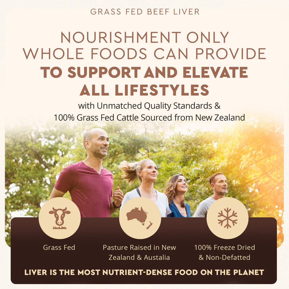 Ancestral Supplements - Grass Fed Desiccated Beef Liver 180 Caps 500mg