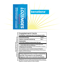 Thumbnail for BenaGene Oxaloacetate Lozenges (30 per pack) | Raspberry-Lime Flavour