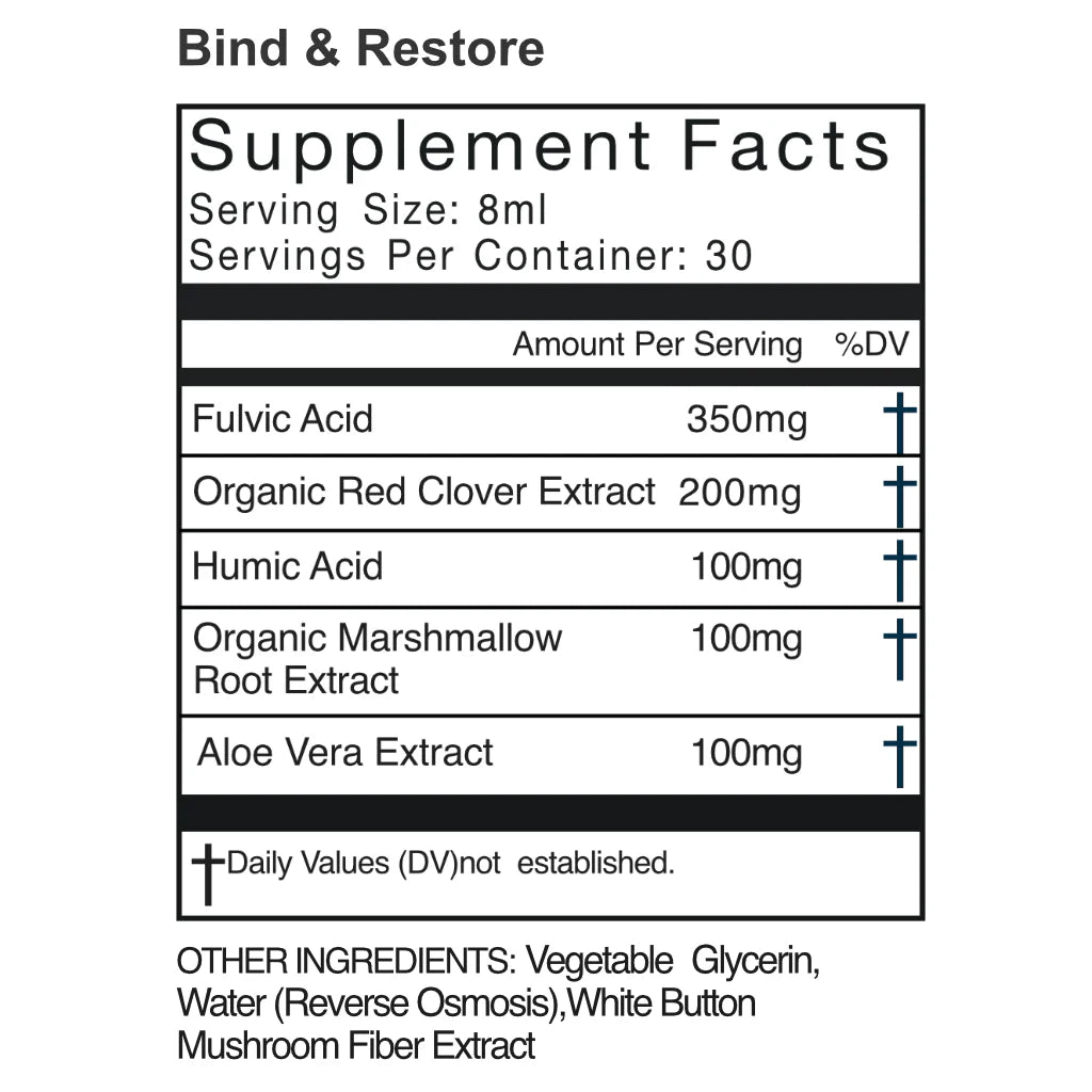 Organifi - Bind & Restore 240ml (Gentle Support for Digestive Balance)