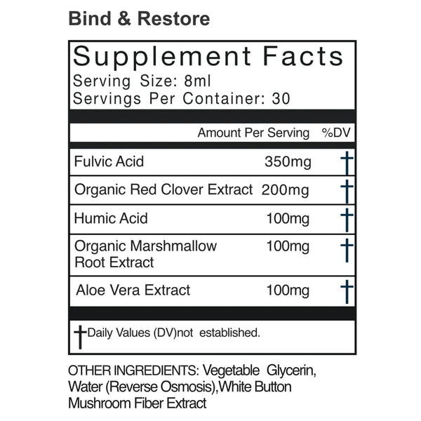 Organifi - Bind & Restore 240ml (Gentle Support for Digestive Balance)