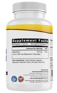 Thumbnail for Feel Younger - Magnesium Glycinate 275mg 60caps