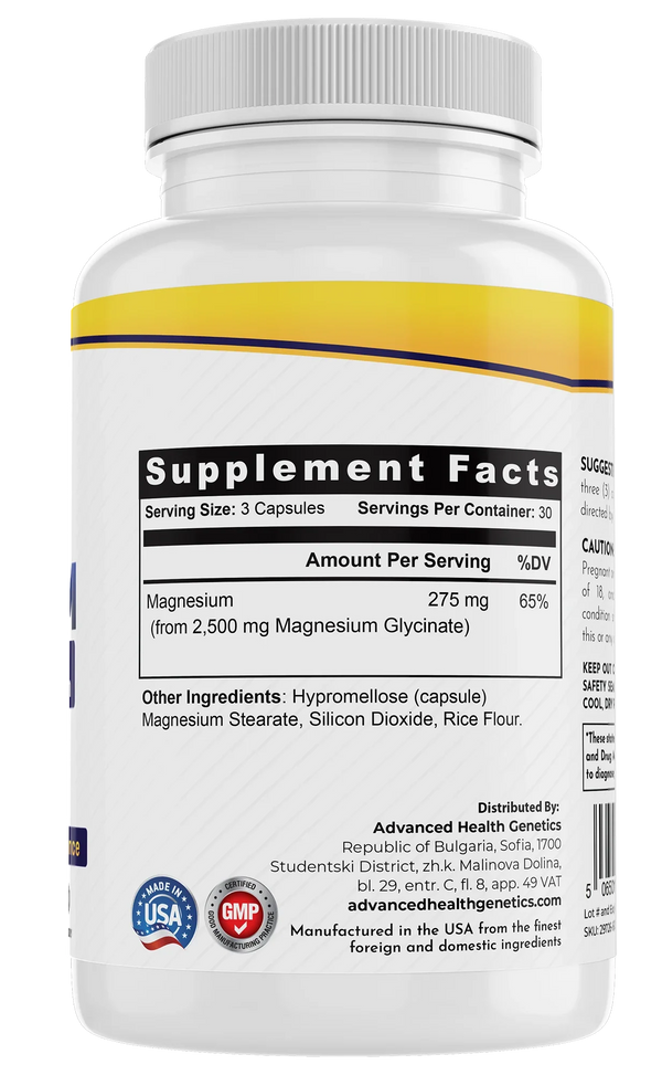 Feel Younger - Magnesium Glycinate 275mg 60caps