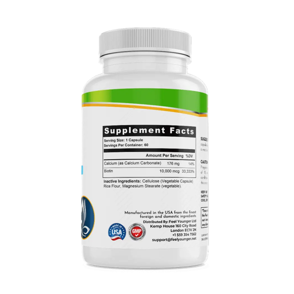 Feel Younger - Biotin 10mg 60caps