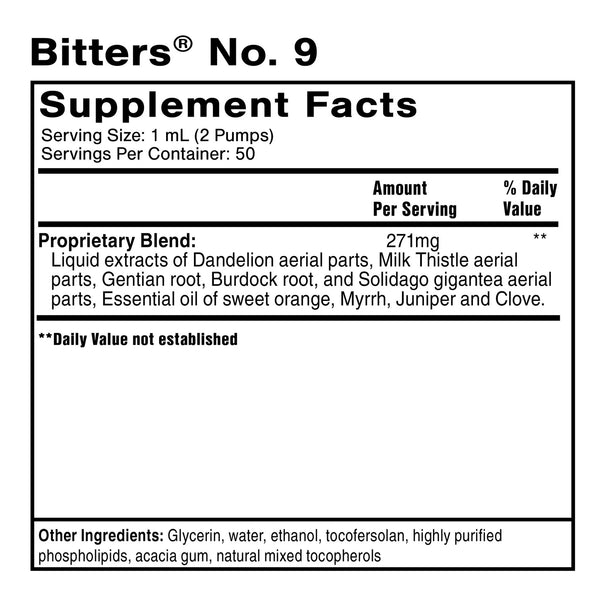 Quicksilver Scientific | Dr Shades Bitters® No. 9 (50ml)