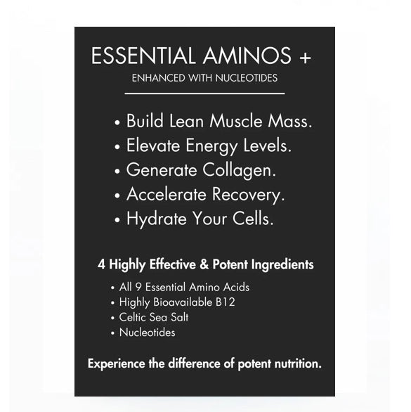 ALIVE Essential Aminos+ | Essential Amino Acid Powder with Vitamin B12 (205g / 30servings)