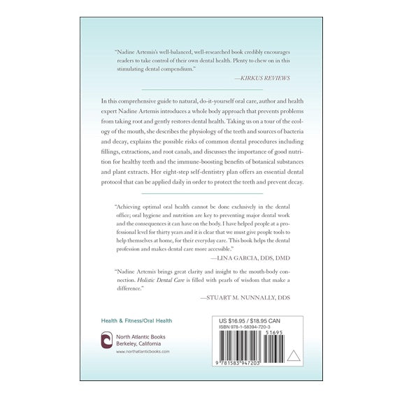 Book:  Holistic Dental Care by Nadine Artemis (Founder of Living Libations)