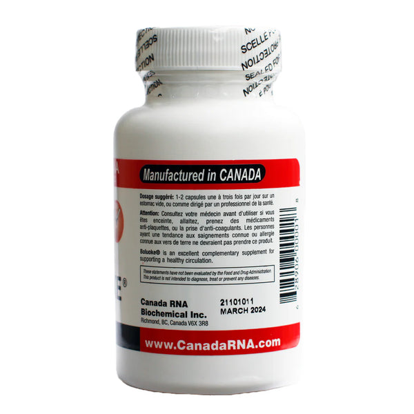 Canada RNA Biochemical Inc. – Boluoke® 20mg 30 Capsules (Travel Size) Lumbrokinase