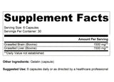 Thumbnail for Ancestral Supplements - Grass Fed Beef Brain With Liver (180 capsules / 500mg)