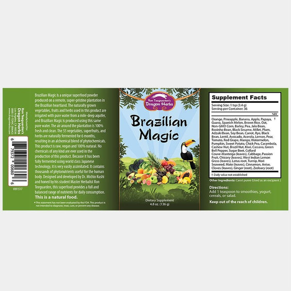 Dragon Herbs Brazilian Magic 4.8oz (136g) in miron glass