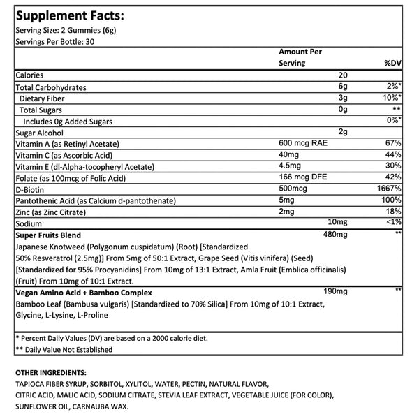 Everbella - NutraBoost Beauty 60 Gummies (Citrus Blast Flavour)