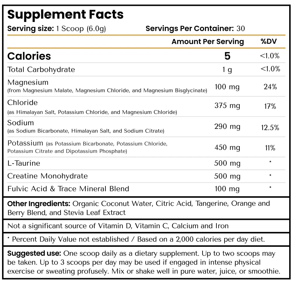 Human Optimization - Cellular Hydration 180g