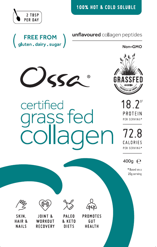 Ossa Certified Grass Fed Collagen Peptides (400g)