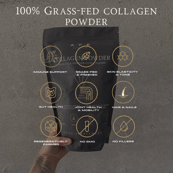 APE Nutrition - Grass-Fed Collagen Powder | Nose to Tail Nutrition | Unflavoured (400g)
