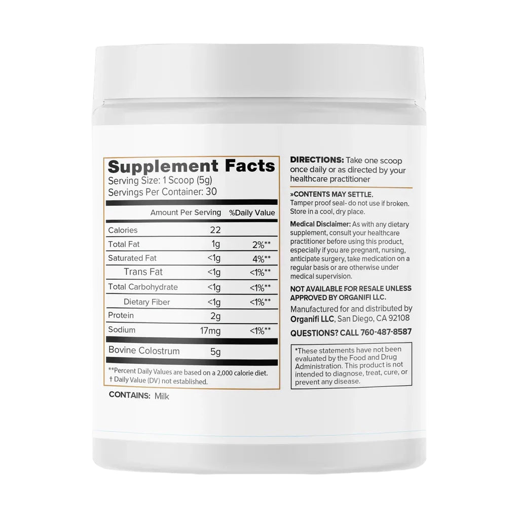 Organifi - Colostrum (150g / 30 servings)