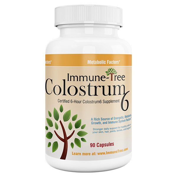 Wholefood Colostrum Capsules 90 count - 500 mg capsules (Immune Tree)