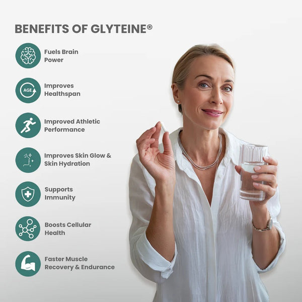 Continual-G Capsules – Glyteine Formula | 30-Day Supply | 400mg Glyteine Per Capsule (60 capsules)