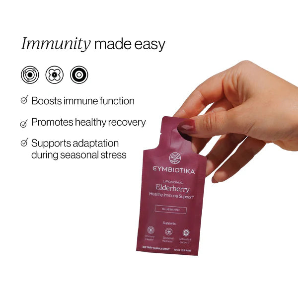 Cymbiotika - Liposomal Elderberry  26x10ml pouches